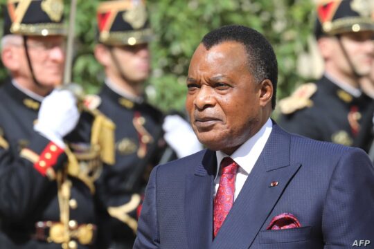 Congo's Denis Sassou Nguesso. Photo by ludovic MARIN/AFP