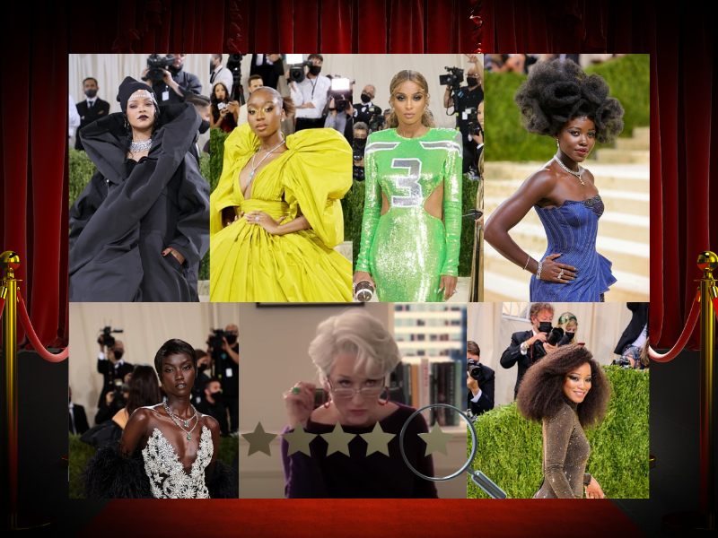 2021 Met Gala. Black is Fashion, but not on the Red Carpet