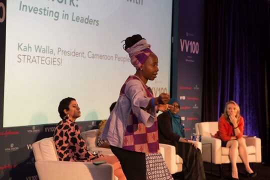  Kah Walla at the Vital Voices VV100 Conference on investing in women leaders, Oct 2016. Credit: kahwalla.com