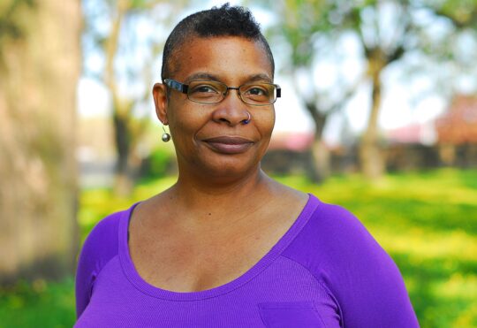 Nalo Hopkinson, author of the novel, 'Brown Girl in the Ring,' published in 1998 
