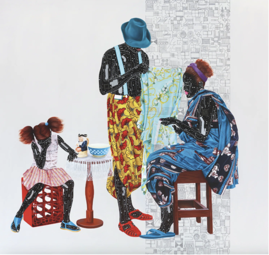 Eddy Kamuanga Ilunga: Fragile 5, 2018. Courtesy of Eddy Kamuanga Ilunga and October Gallery